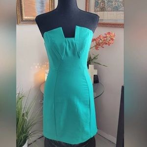 Karlie strapless green dress never worn